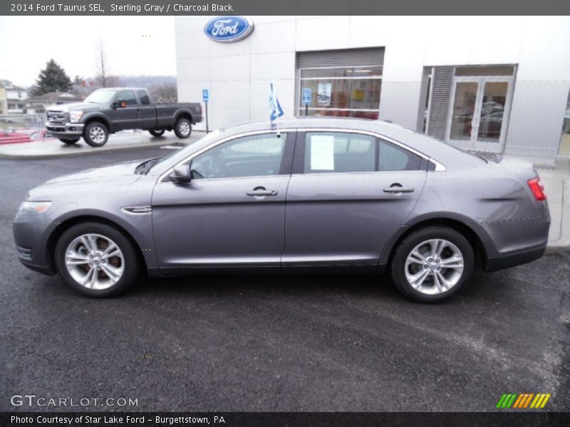 Sterling Gray / Charcoal Black 2014 Ford Taurus SEL