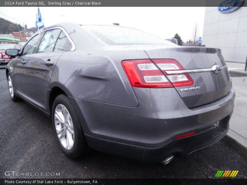 Sterling Gray / Charcoal Black 2014 Ford Taurus SEL