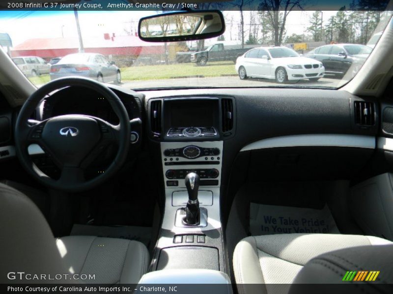 Amethyst Graphite Gray / Stone 2008 Infiniti G 37 Journey Coupe
