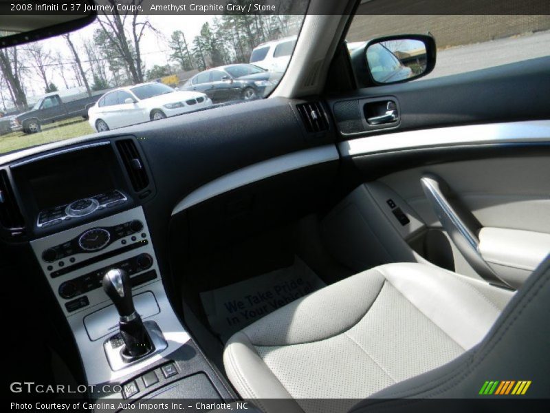 Amethyst Graphite Gray / Stone 2008 Infiniti G 37 Journey Coupe