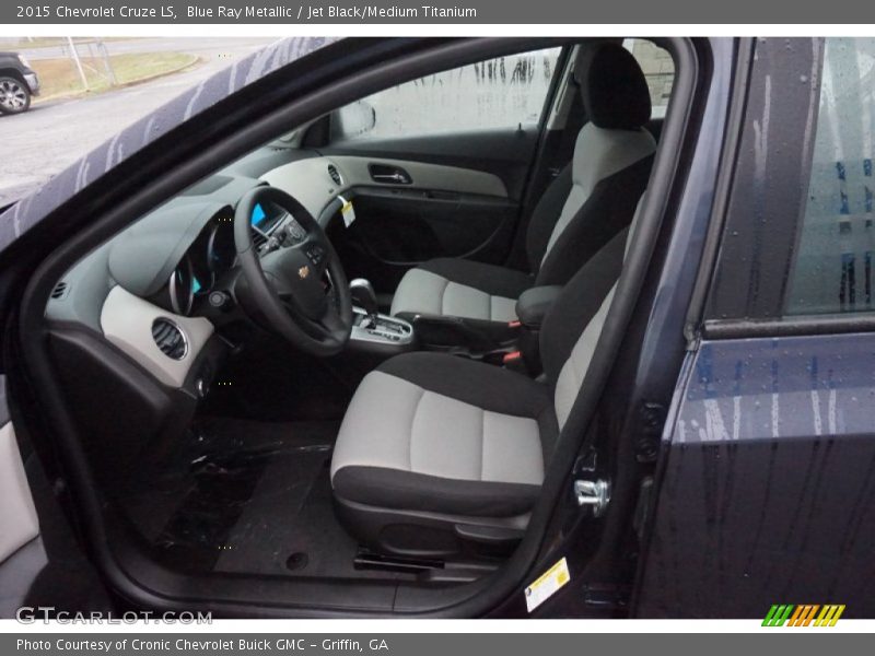 Blue Ray Metallic / Jet Black/Medium Titanium 2015 Chevrolet Cruze LS
