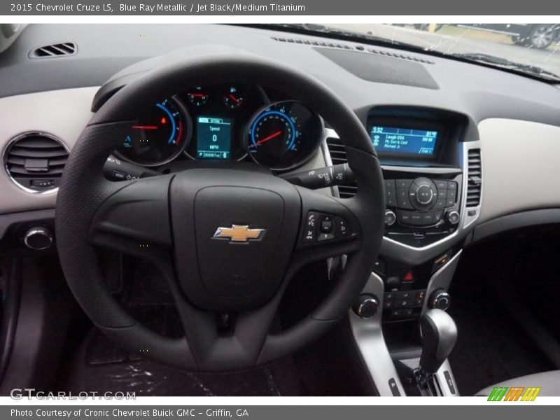 Blue Ray Metallic / Jet Black/Medium Titanium 2015 Chevrolet Cruze LS