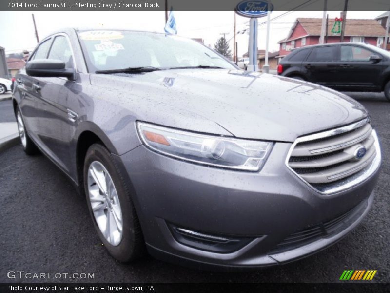 Sterling Gray / Charcoal Black 2014 Ford Taurus SEL