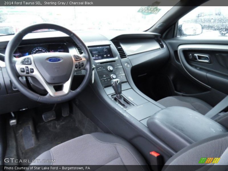 Sterling Gray / Charcoal Black 2014 Ford Taurus SEL