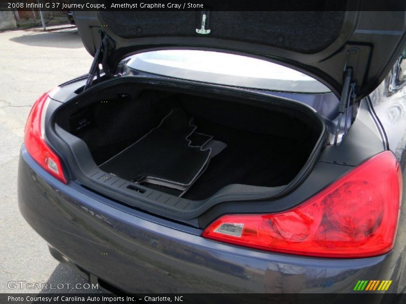 Amethyst Graphite Gray / Stone 2008 Infiniti G 37 Journey Coupe