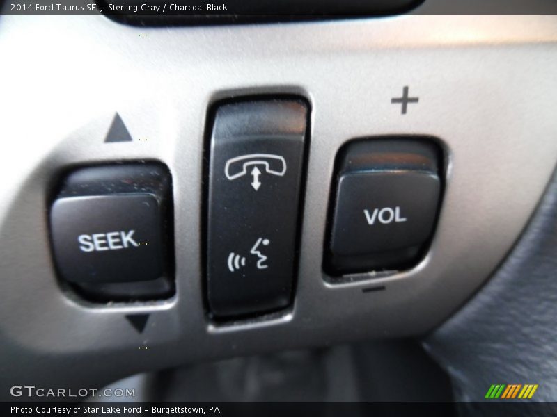 Sterling Gray / Charcoal Black 2014 Ford Taurus SEL