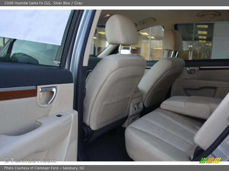 Silver Blue / Gray 2008 Hyundai Santa Fe GLS