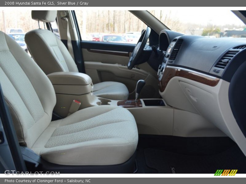 Silver Blue / Gray 2008 Hyundai Santa Fe GLS