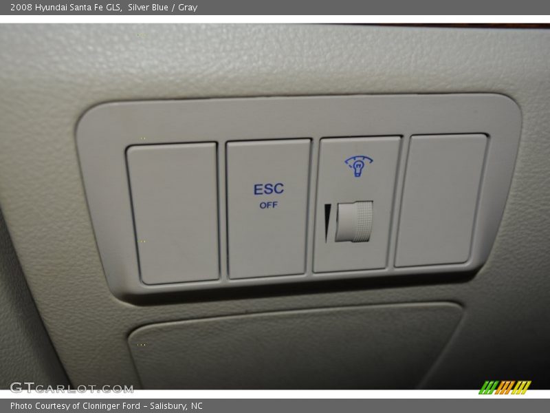 Silver Blue / Gray 2008 Hyundai Santa Fe GLS