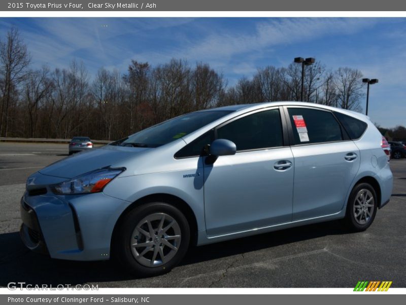  2015 Prius v Four Clear Sky Metallic