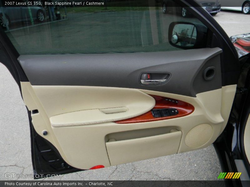Black Sapphire Pearl / Cashmere 2007 Lexus GS 350