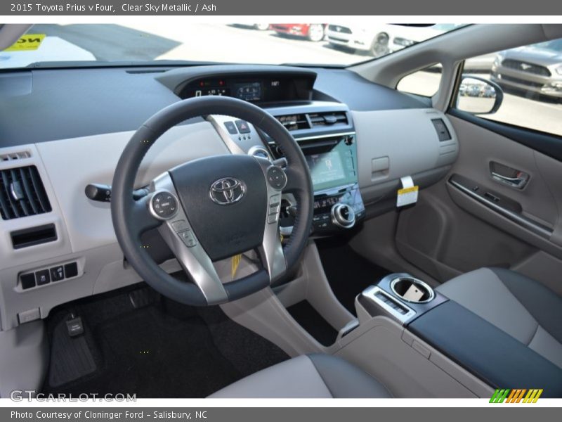 Ash Interior - 2015 Prius v Four 