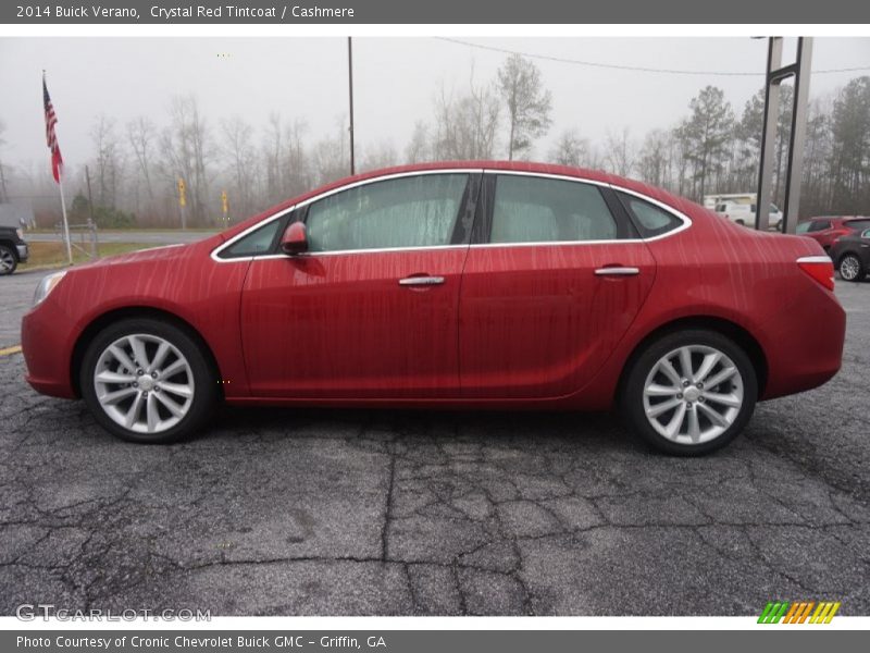 Crystal Red Tintcoat / Cashmere 2014 Buick Verano
