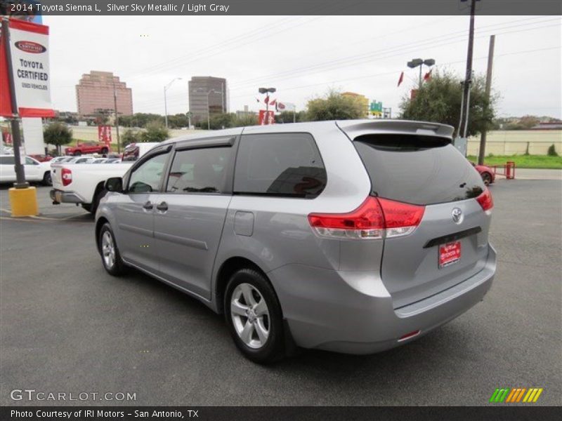 Silver Sky Metallic / Light Gray 2014 Toyota Sienna L