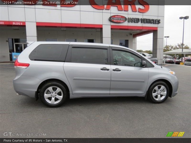 Silver Sky Metallic / Light Gray 2014 Toyota Sienna L