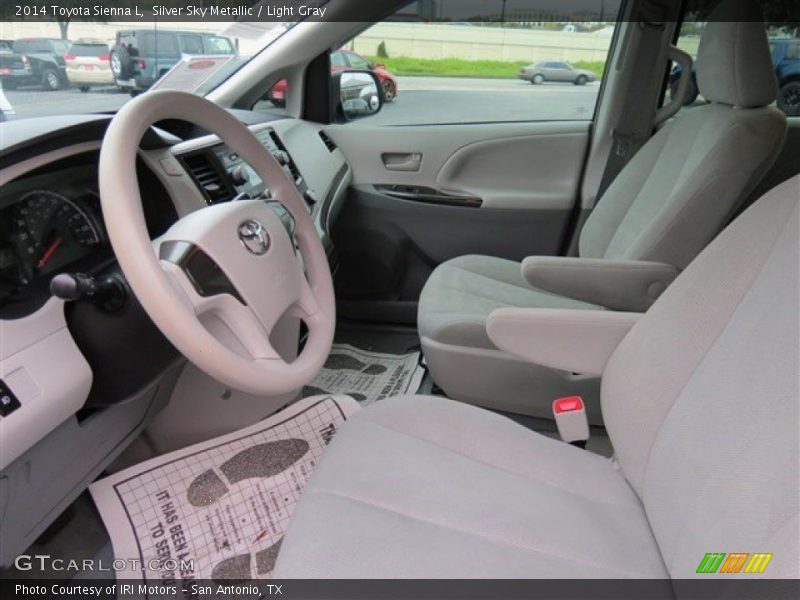Silver Sky Metallic / Light Gray 2014 Toyota Sienna L
