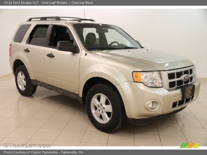 Gold Leaf Metallic / Charcoal Black 2010 Ford Escape XLT