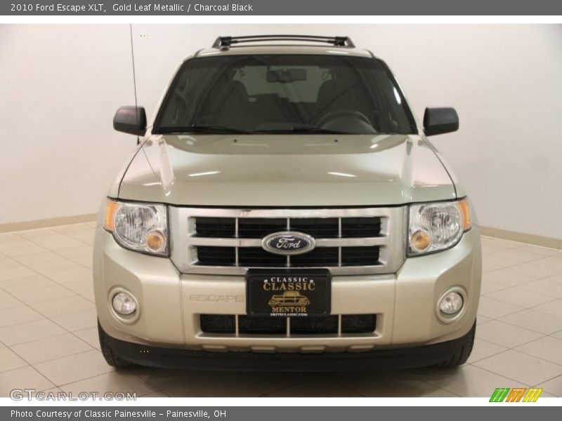 Gold Leaf Metallic / Charcoal Black 2010 Ford Escape XLT