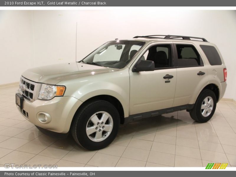 Gold Leaf Metallic / Charcoal Black 2010 Ford Escape XLT