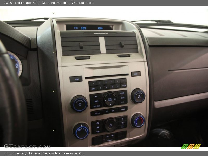 Gold Leaf Metallic / Charcoal Black 2010 Ford Escape XLT