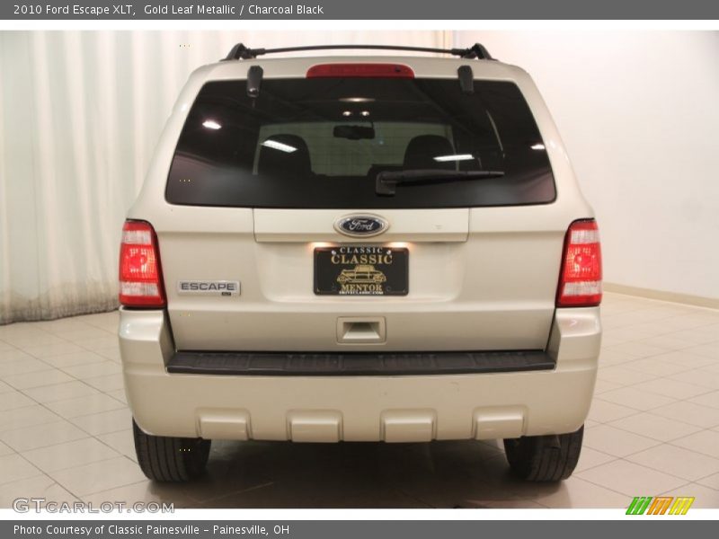 Gold Leaf Metallic / Charcoal Black 2010 Ford Escape XLT