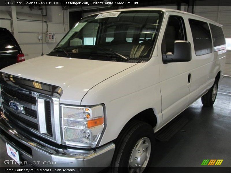 Oxford White / Medium Flint 2014 Ford E-Series Van E350 XLT Passenger Van