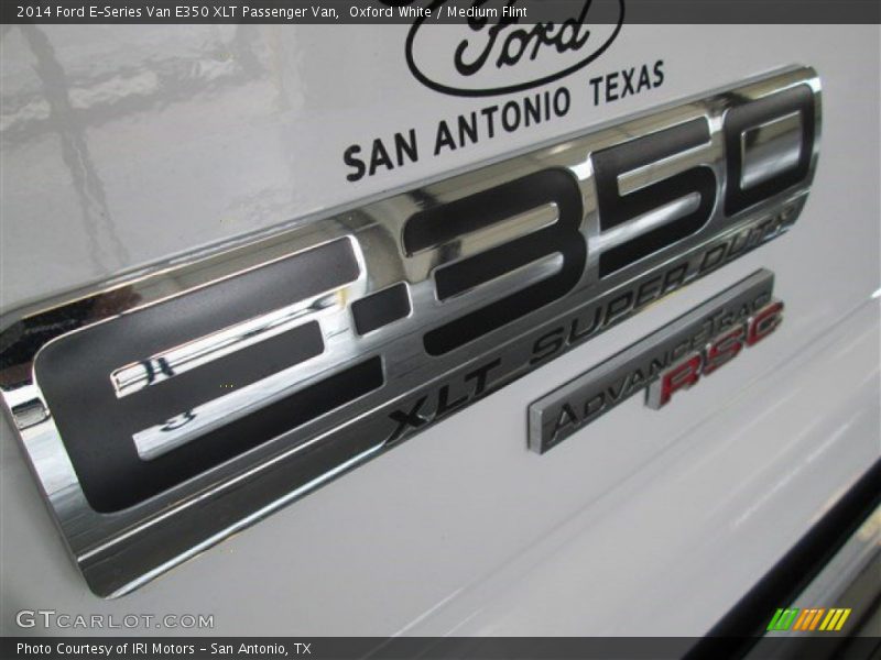 Oxford White / Medium Flint 2014 Ford E-Series Van E350 XLT Passenger Van