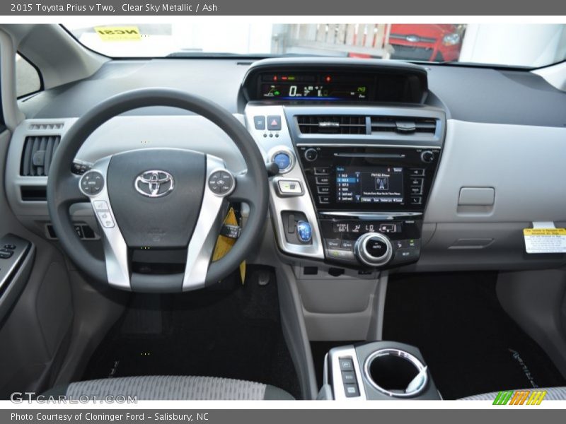 Clear Sky Metallic / Ash 2015 Toyota Prius v Two