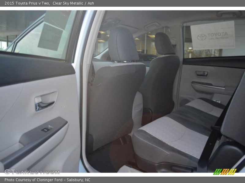 Clear Sky Metallic / Ash 2015 Toyota Prius v Two