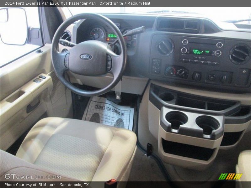 Oxford White / Medium Flint 2014 Ford E-Series Van E350 XLT Passenger Van
