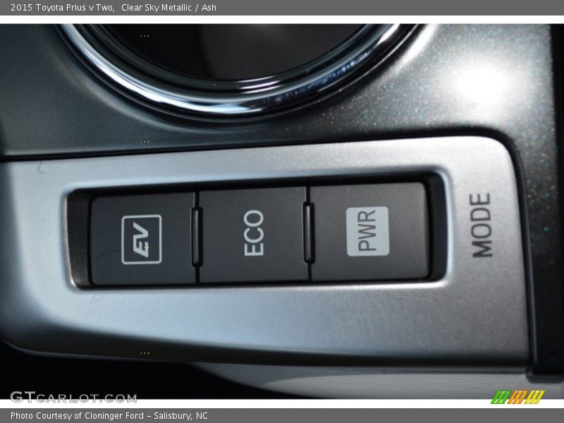 Clear Sky Metallic / Ash 2015 Toyota Prius v Two