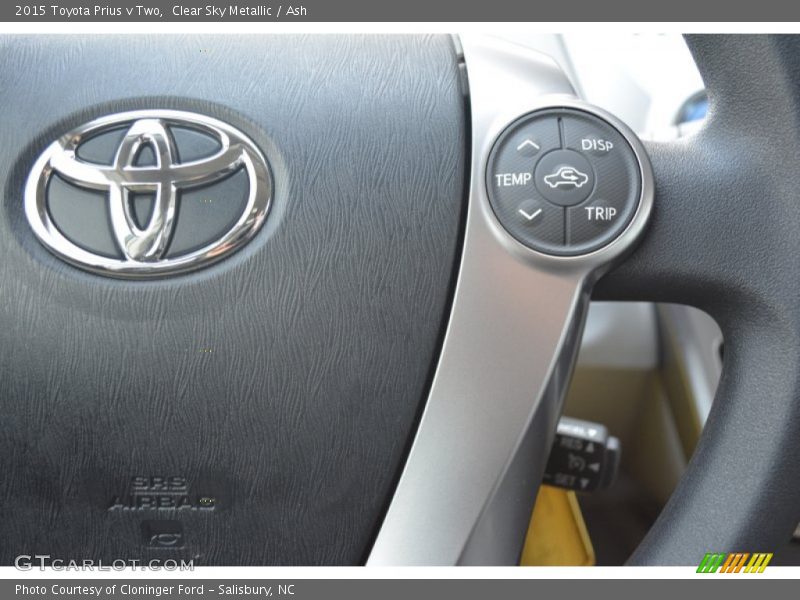 Clear Sky Metallic / Ash 2015 Toyota Prius v Two