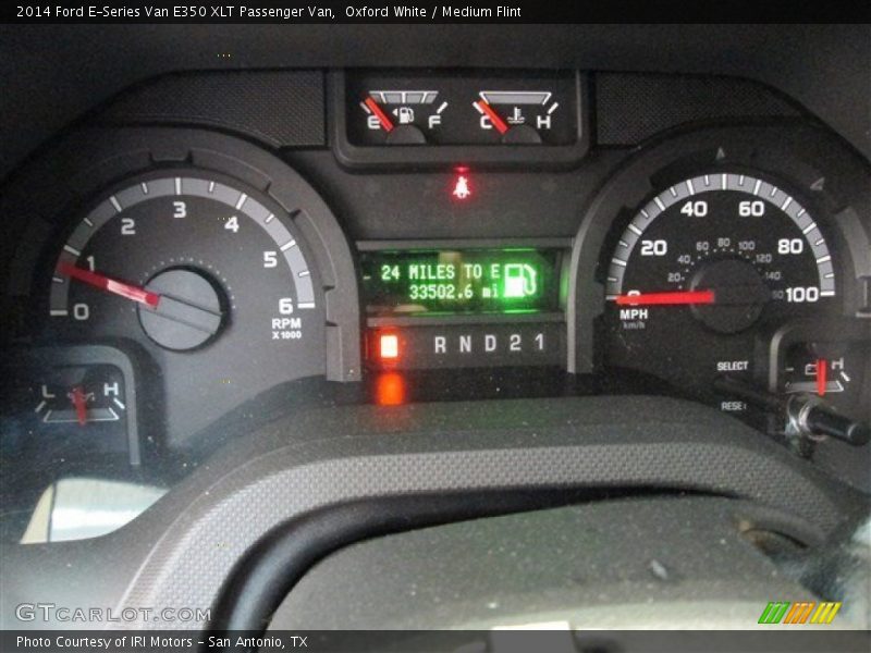 Oxford White / Medium Flint 2014 Ford E-Series Van E350 XLT Passenger Van