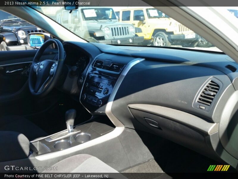 Pearl White / Charcoal 2013 Nissan Altima 2.5 S