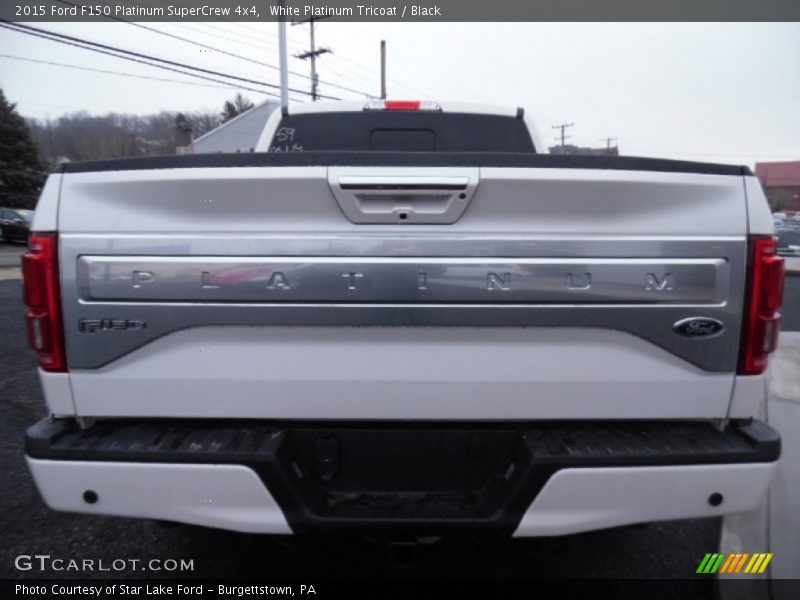 White Platinum Tricoat / Black 2015 Ford F150 Platinum SuperCrew 4x4