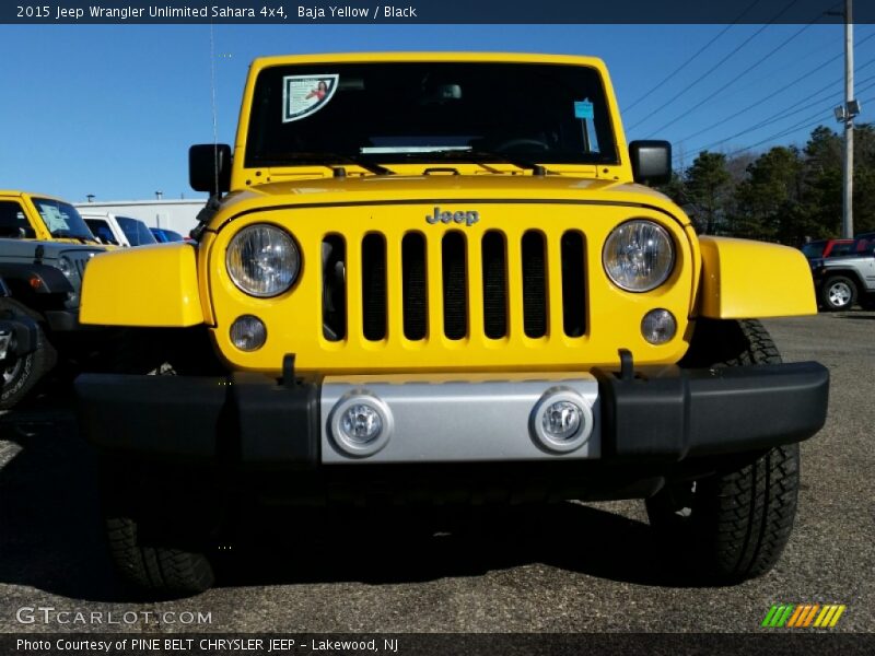 Baja Yellow / Black 2015 Jeep Wrangler Unlimited Sahara 4x4