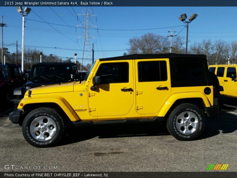  2015 Wrangler Unlimited Sahara 4x4 Baja Yellow
