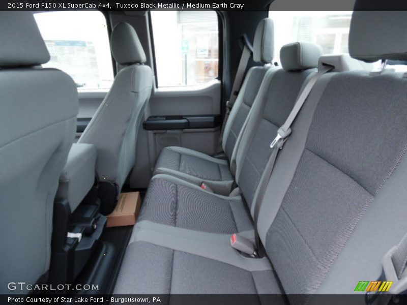 Rear Seat of 2015 F150 XL SuperCab 4x4