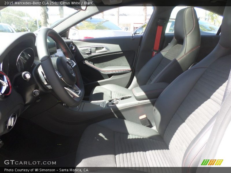 Cirrus White / Black 2015 Mercedes-Benz CLA 250