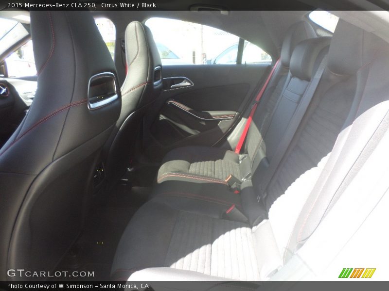 Cirrus White / Black 2015 Mercedes-Benz CLA 250