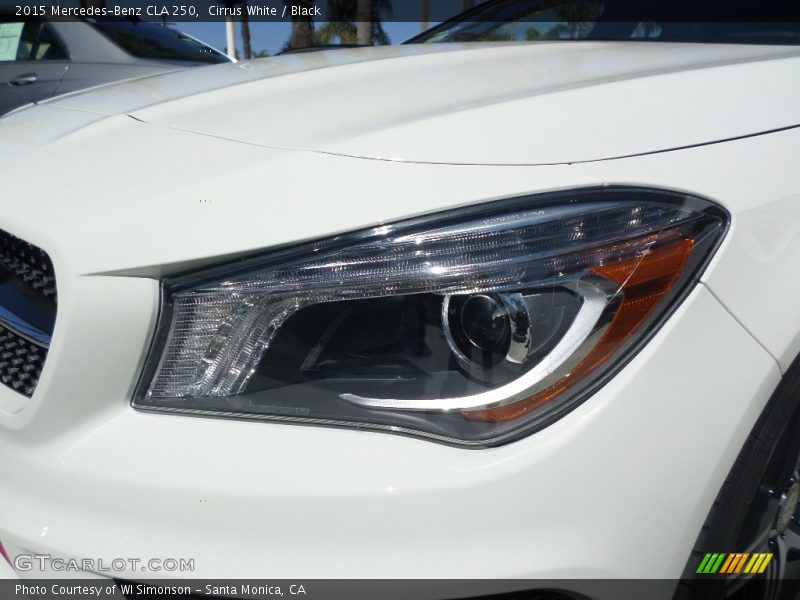 Cirrus White / Black 2015 Mercedes-Benz CLA 250