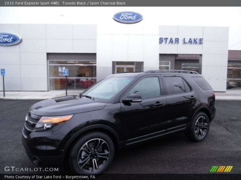 Tuxedo Black / Sport Charcoal Black 2015 Ford Explorer Sport 4WD