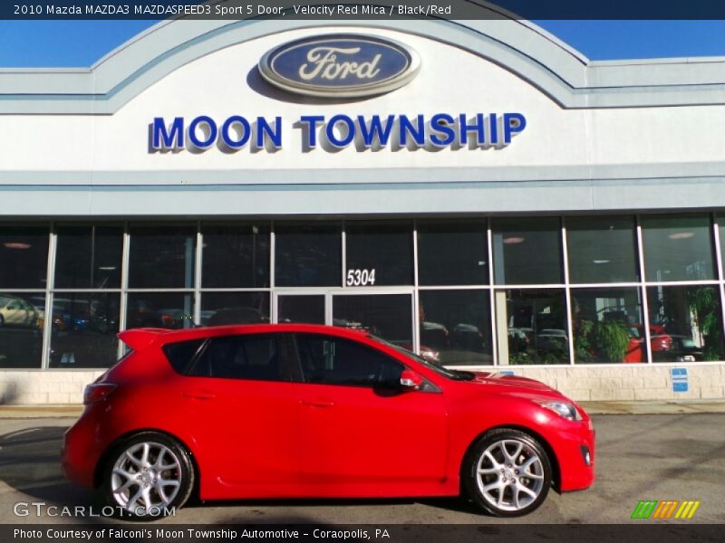 Velocity Red Mica / Black/Red 2010 Mazda MAZDA3 MAZDASPEED3 Sport 5 Door