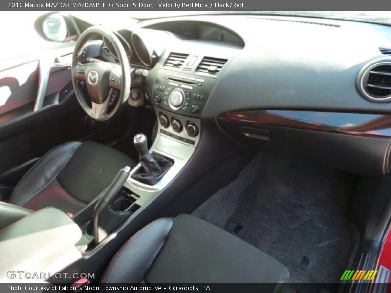 Velocity Red Mica / Black/Red 2010 Mazda MAZDA3 MAZDASPEED3 Sport 5 Door