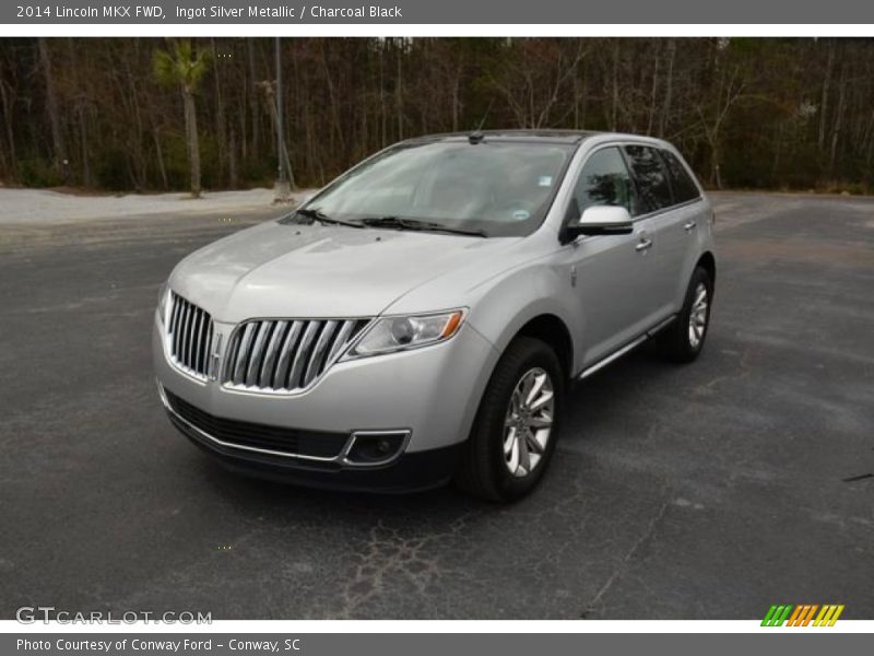 Ingot Silver Metallic / Charcoal Black 2014 Lincoln MKX FWD