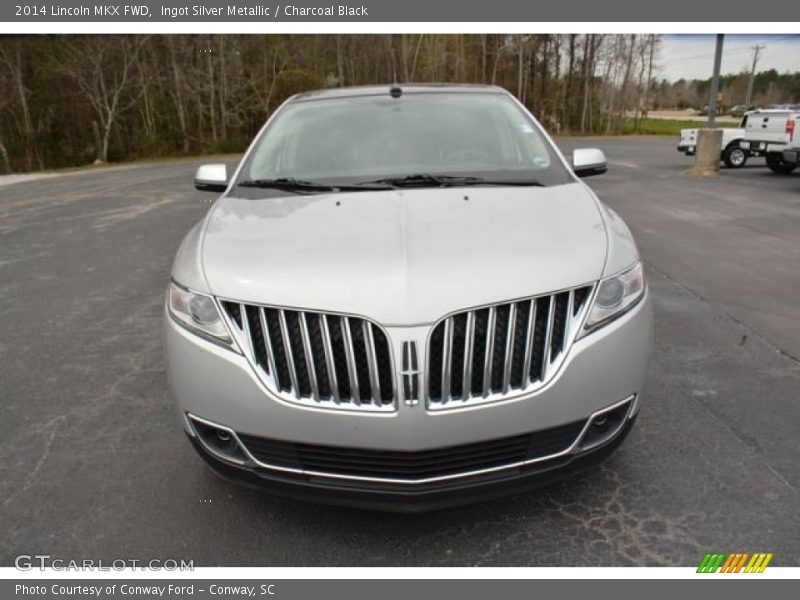 Ingot Silver Metallic / Charcoal Black 2014 Lincoln MKX FWD