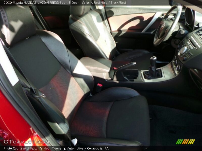 Velocity Red Mica / Black/Red 2010 Mazda MAZDA3 MAZDASPEED3 Sport 5 Door