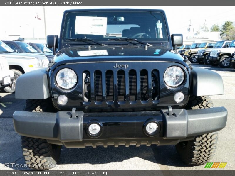 Black / Black 2015 Jeep Wrangler Sport 4x4