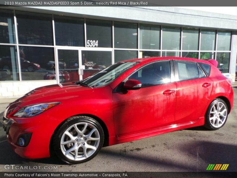 Velocity Red Mica / Black/Red 2010 Mazda MAZDA3 MAZDASPEED3 Sport 5 Door