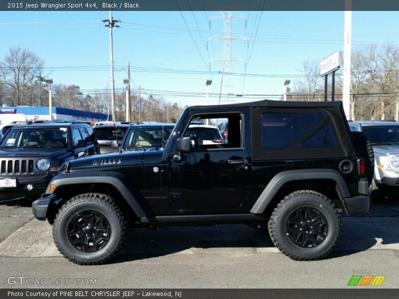 Black / Black 2015 Jeep Wrangler Sport 4x4